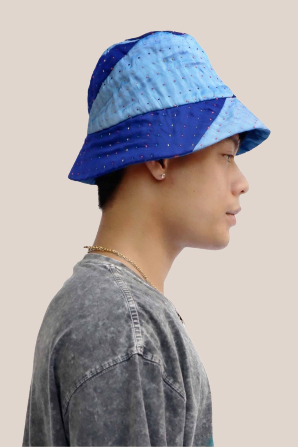 Upcycled Patchwork Hat