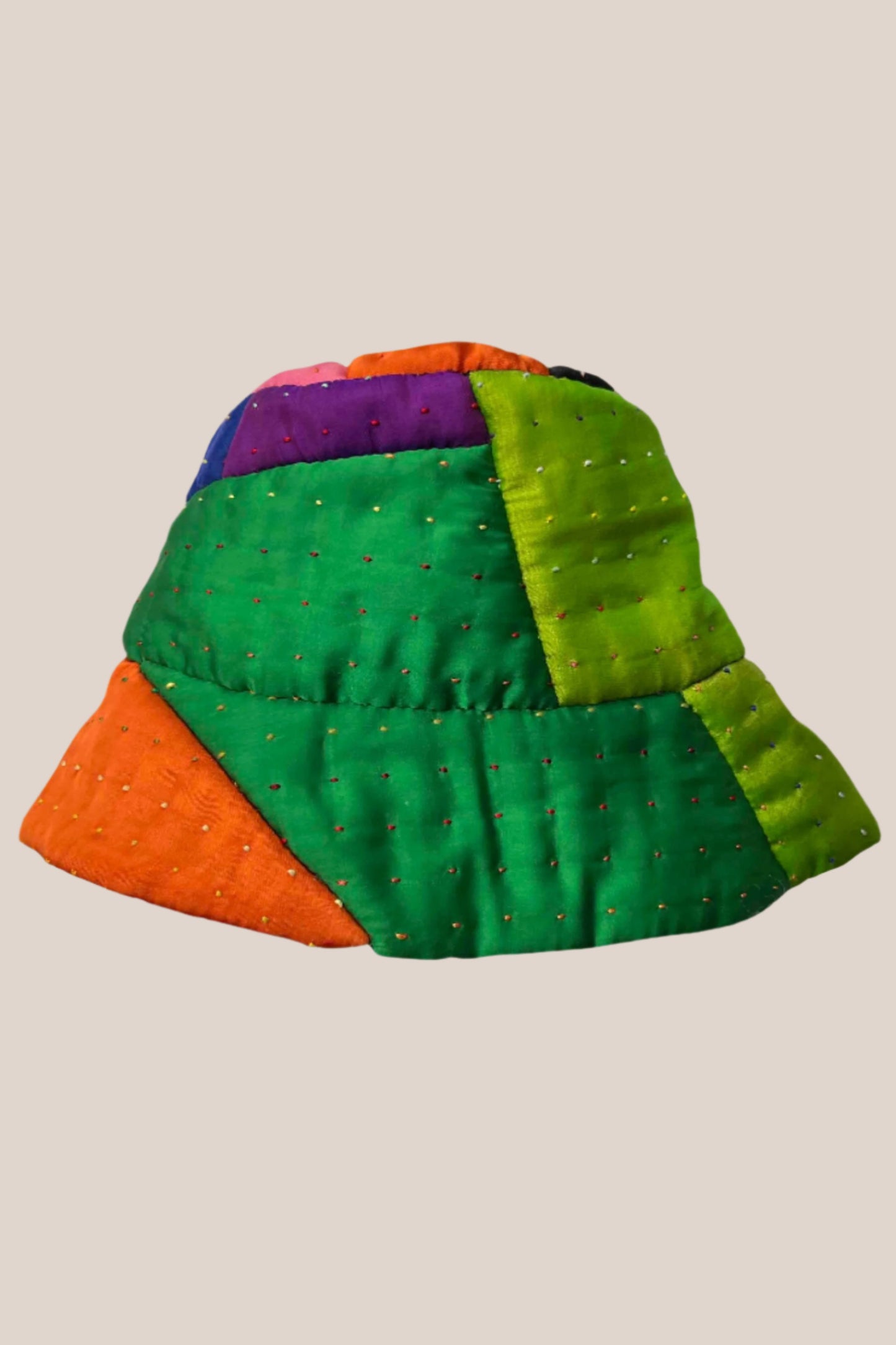 Upcycled Patchwork Hat