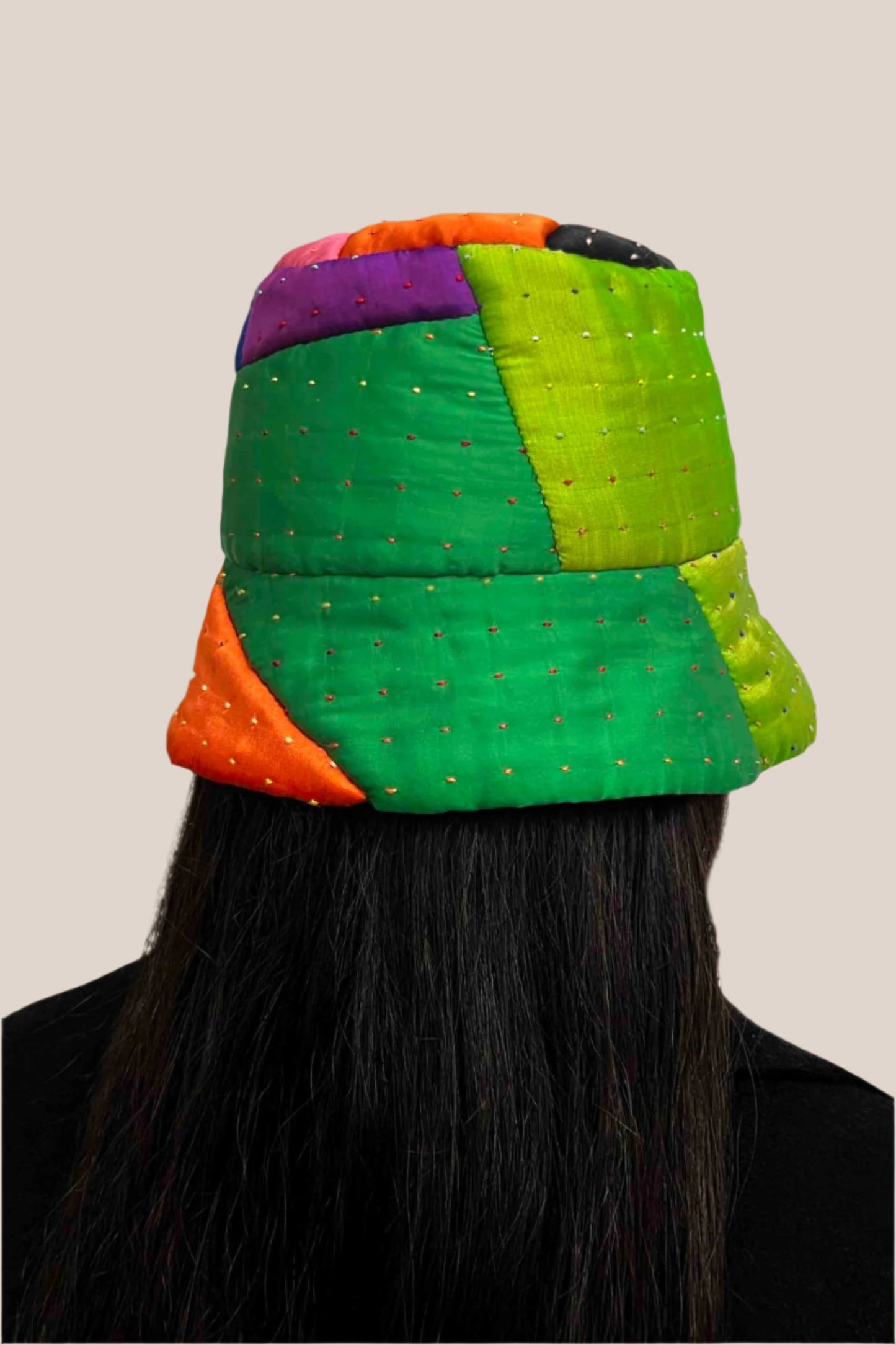 Upcycled Patchwork Hat