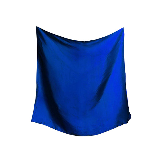 Blue Silk Scarf