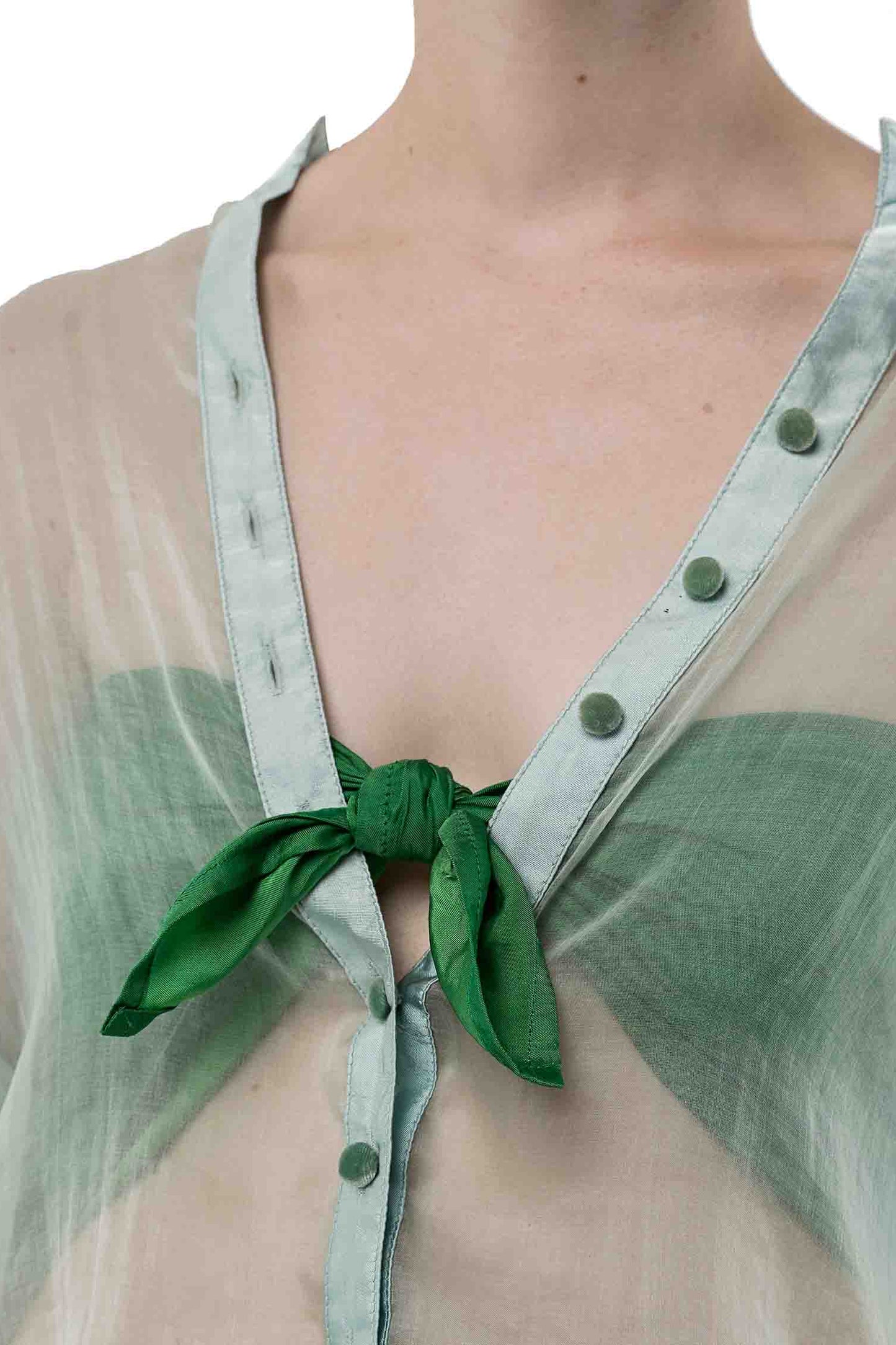 Transparent silk blouse - PREDORDER