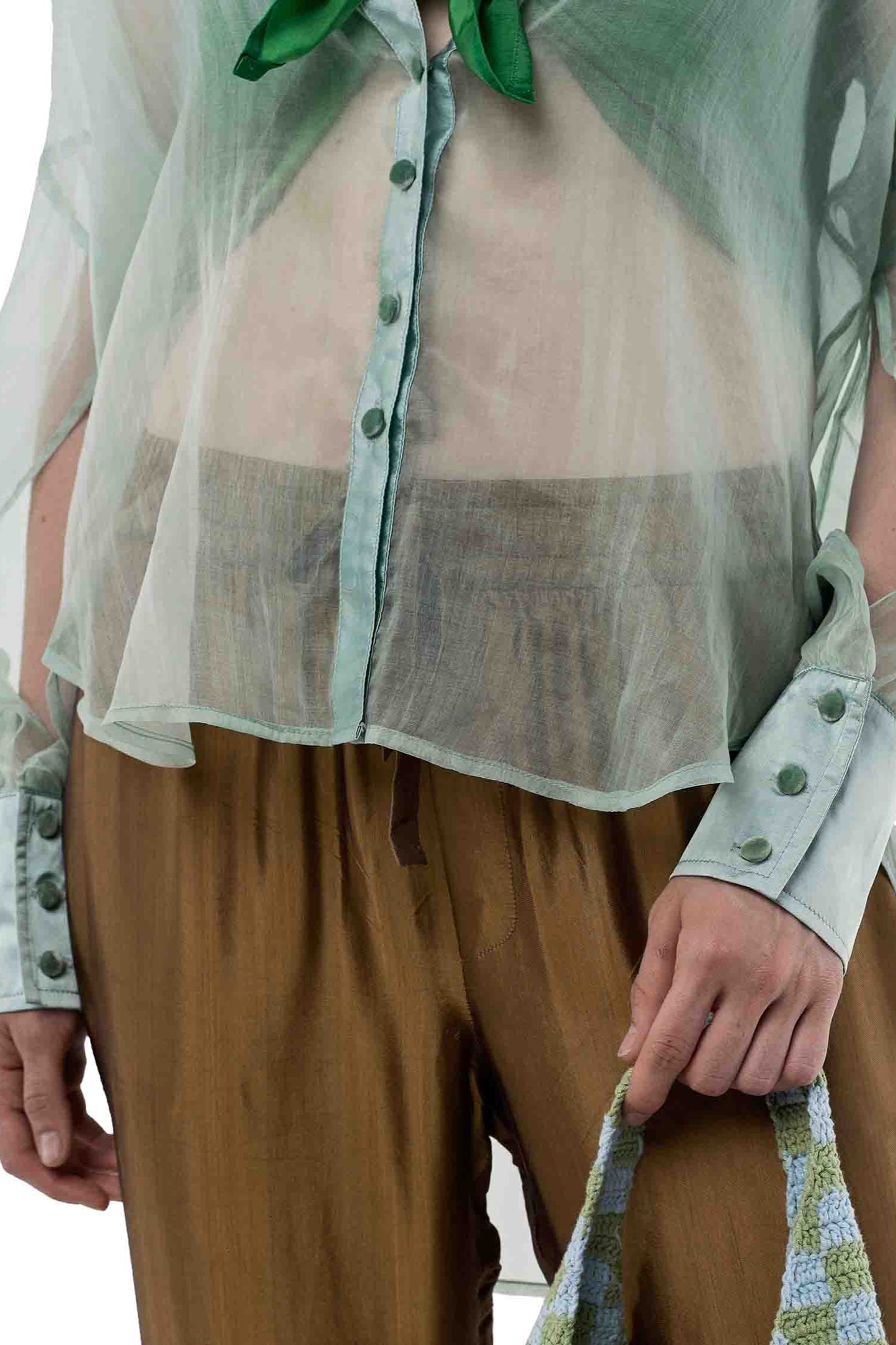 Transparent silk blouse - PREDORDER