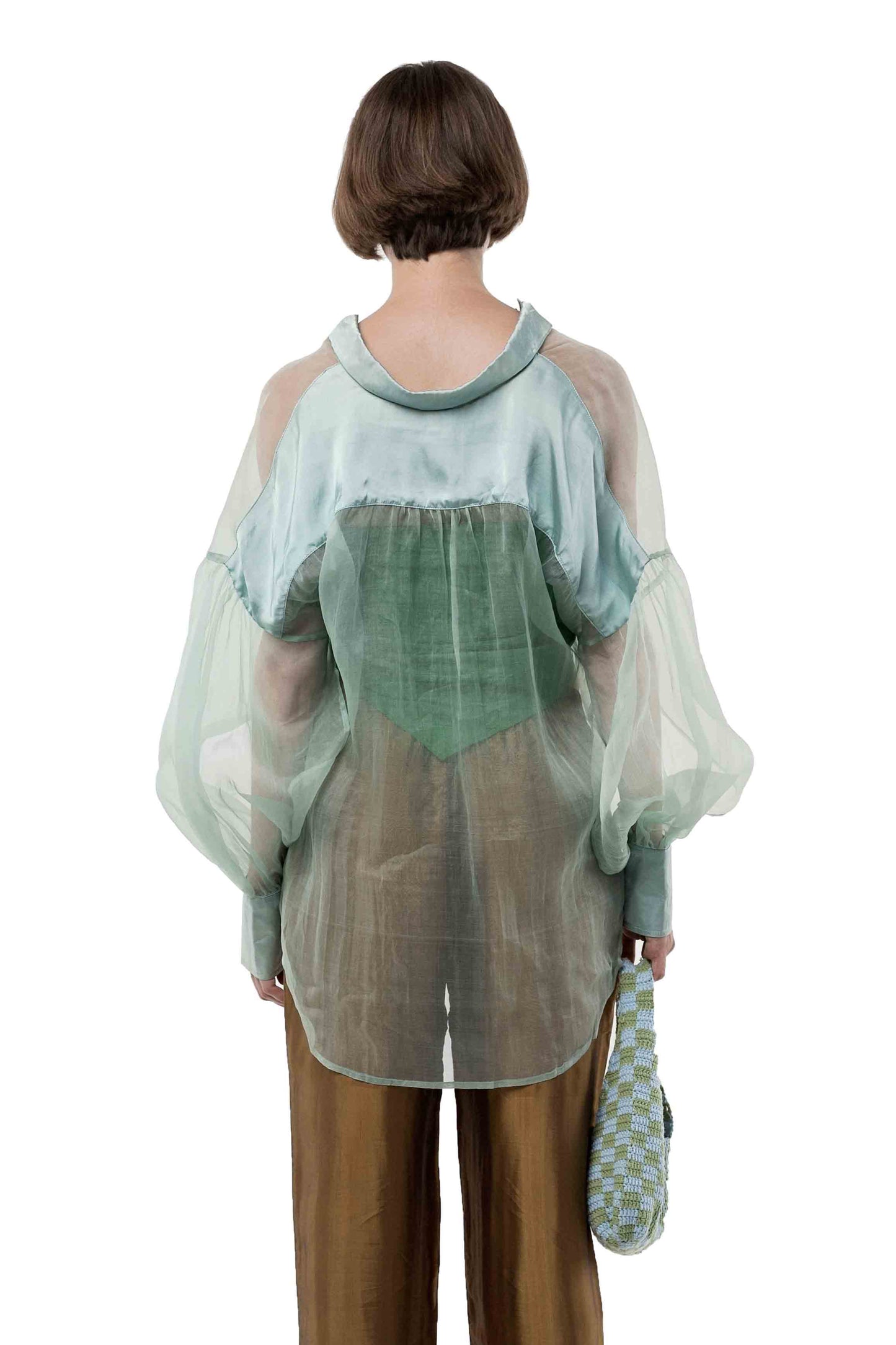 Transparent silk blouse - PREDORDER